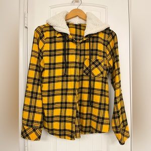 Yellow plaid shirt